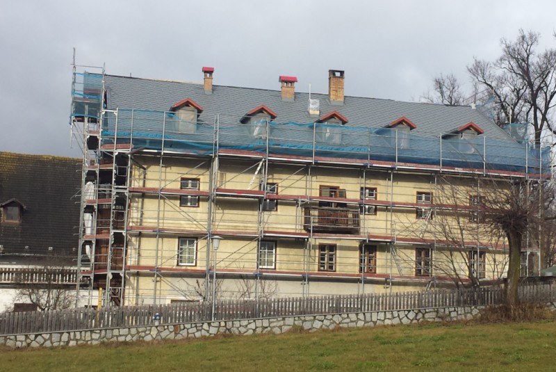 Die Ostseite ist eingedeckt – Winter 2014