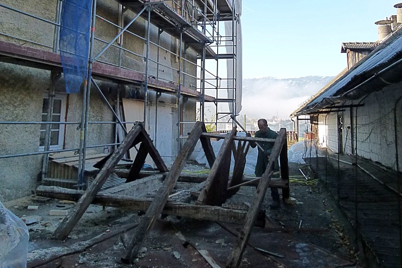 Der alte Zubau weicht dem neuen