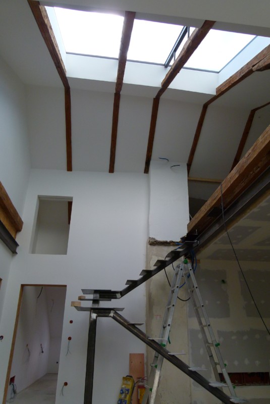 Dachlounge - Niedermairhof Bauphause