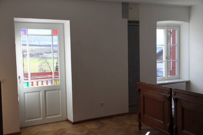 Balkontür und Fenster