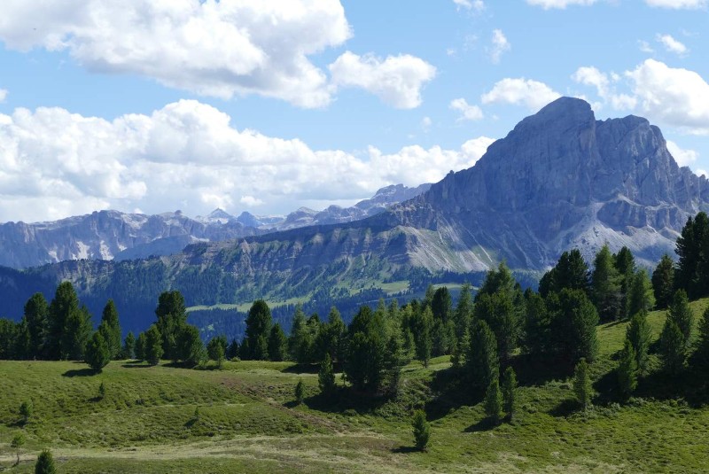 Blick auf Peitler Kofel