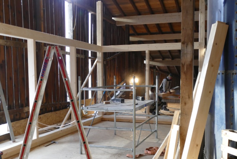 Die zweite Box entsteht