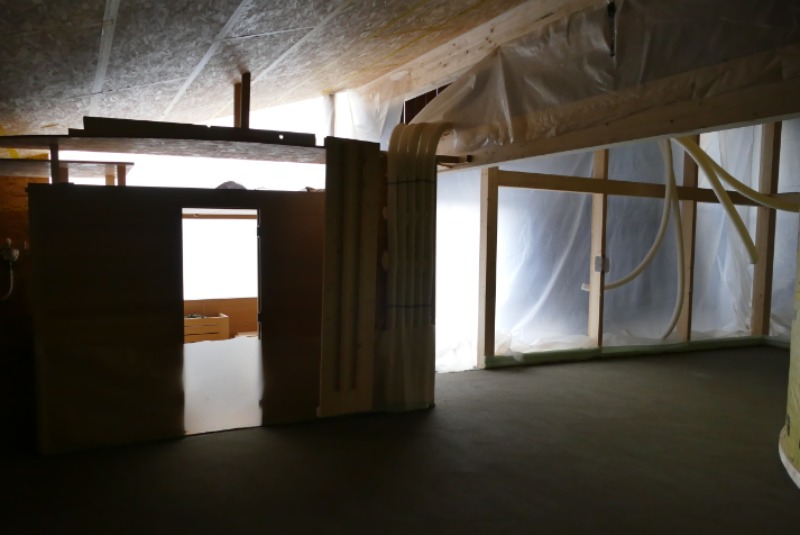 Der Boden ist gegossen